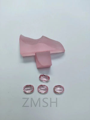 कोरल / गुलाबी गुलाबी नीलम कच्चे / Roughgem क्रिस्टल लैब ज्वैलरी सामान के लिए बनाया
