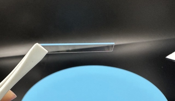Al2O3 सिंगल क्रिस्टल सफायर ग्लास रेजर ब्लेड मेडिकल शार्प और पॉलिश 38x4.5x0.3mmt