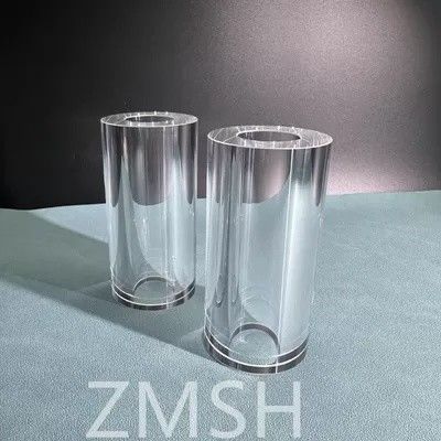 नीलमणि ट्यूब OD50mm ID25.4mm लंबाई 100mm AL2O3 सी-अक्ष KY विधि मोह 9.0 अनुकूलन