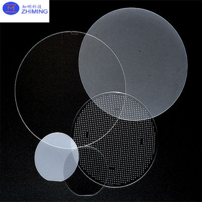 फ्यूज्ड सिलिका वेफर JGS1 JGS2 BF33 8 इंच 12 इंच मोटाई 750um±25um Ra ≤ 0.5nm TTV ≤ 10um