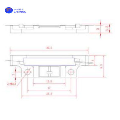 लिथियम नियोबेट (LiNbO3) वाई-वेवगाइड मॉड्यूलेटर / कम Vπ 3.5V / उच्च PER 25dB / एफओजी, एफओसीटी, क्वांटम संचार के साथ संगत