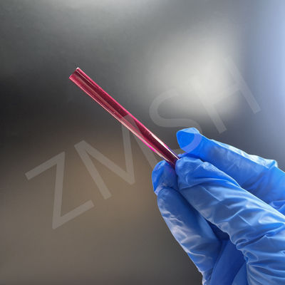 Cr Al2O3 रूबी रॉड सैफियर लेजर एकल क्रिस्टल ऑप्टिकल रॉड अनुकूलित आकार सुरक्षा पैकेज