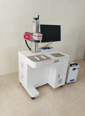 355nm यूवी लेजर मार्किंग मशीन 3W/5W/10W वैकल्पिक शक्ति ±0.01mm सटीकता