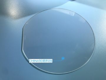 Al2O3 6 इंच नीलम वेफर डीएसपी नॉच के साथ अनुकूलित मोटाई उच्च परिशुद्धता नीलम खिड़की