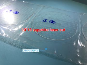 10x10 / 7x7 मिमी वैज्ञानिक लैब उपकरण नीलम ग्लास लेजर कटिंग कैमरा सुरक्षात्मक लेंस