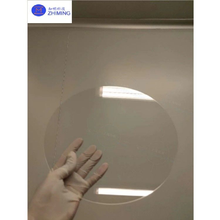 फ्यूज्ड सिलिका वेफर JGS1 JGS2 BF33 8 इंच 12 इंच मोटाई 750um±25um Ra ≤ 0.5nm TTV ≤ 10um