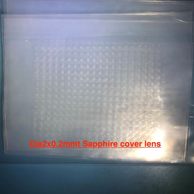 3 * 0.15 मिमी नीलम घटक एंडोस्कोप कम तापमान लैब बैक्टीरियल कल्चर ग्लास