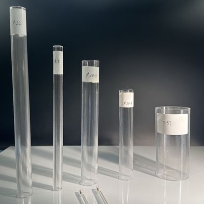 सिंगल क्रिस्टल Al2O3 99.999 सफ़ायर ट्यूब रॉड्स ऑप्टिकल ग्रेड सफ़ायर विंडोज़