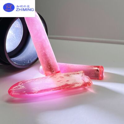 फ्लेम-फ्यूजन नीलम क्रिस्टल (मॉर्गन पिंक) आभूषण रत्न घड़ी के पुर्जे