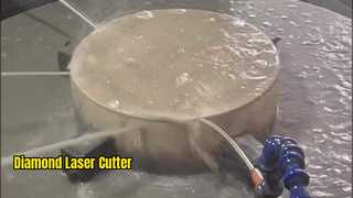 हरा लेजर हीरे को सटीकता से काटता है